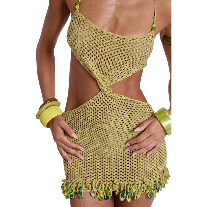 Women's trendy crocheted beach cover-up Mune Fashion