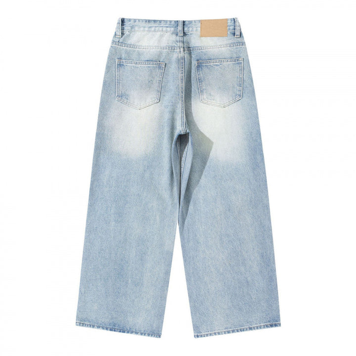 Women High Waist Wide Cut Straight Jeans made from Vintage Denim Mune Fashion