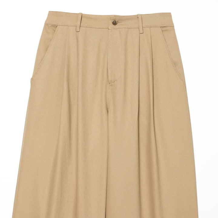 Women's Wide High Waist Pleated Trousers Mune Fashion
