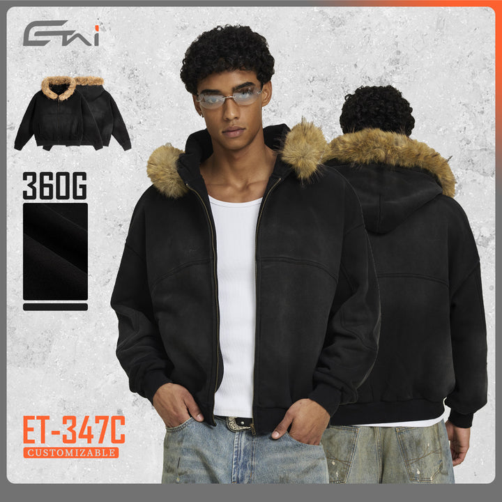Men's Hooded Jacket Mune Fashion