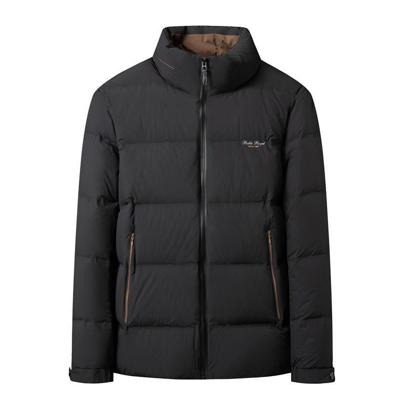 Men's quilted jacket with thermal insulation and high stand-up collar Mune Fashion