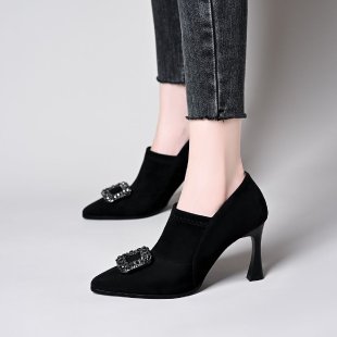 Women's Elegant High Heel Pumps with Glitter Detail Mune Fashion