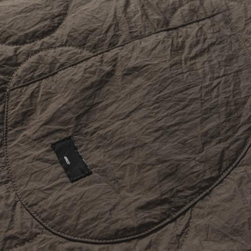 Unisex Padded Oversized Anorak Pullover with Half Snap Placket, Raglan Sleeves, and Drawstring Hem Mune Fashion