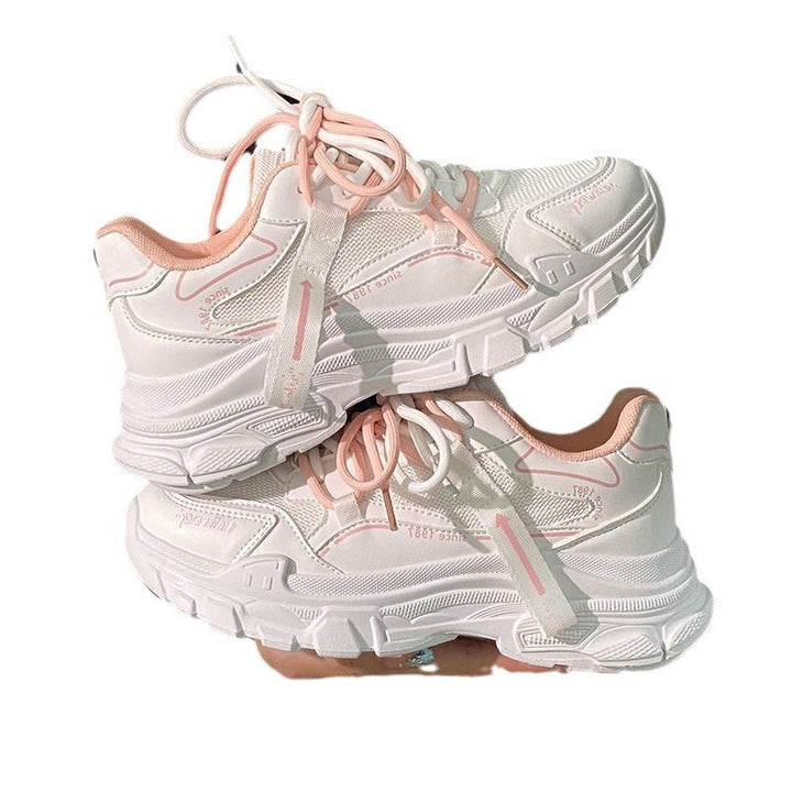Women's Sporty Chunky Sneakers with Breathable Mesh and Dynamic Sole Mune Fashion