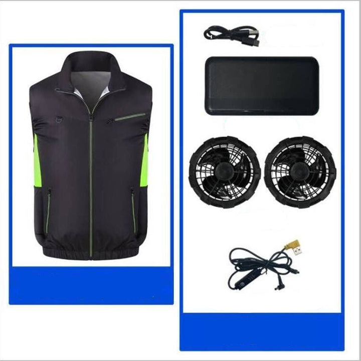 Men's nano lightweight breathable work protection vest with mesh inserts and zippered pockets Mune Fashion
