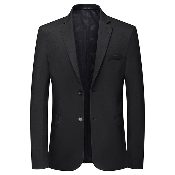 Men's Slim Fit Single Breasted Blazer with Fine Structure Mune Fashion