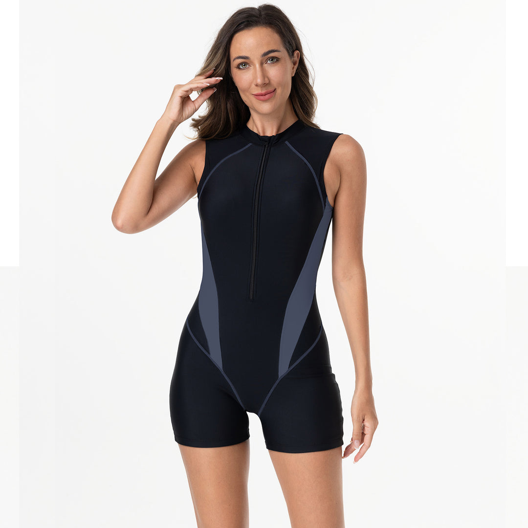 Ladies functional short sleeve swimsuit Mune Fashion
