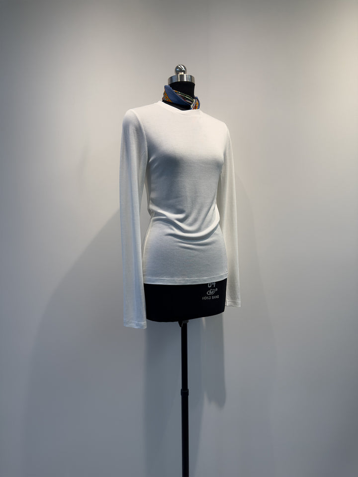 Women's Lightweight Long Sleeve Fitted Top Mune Fashion