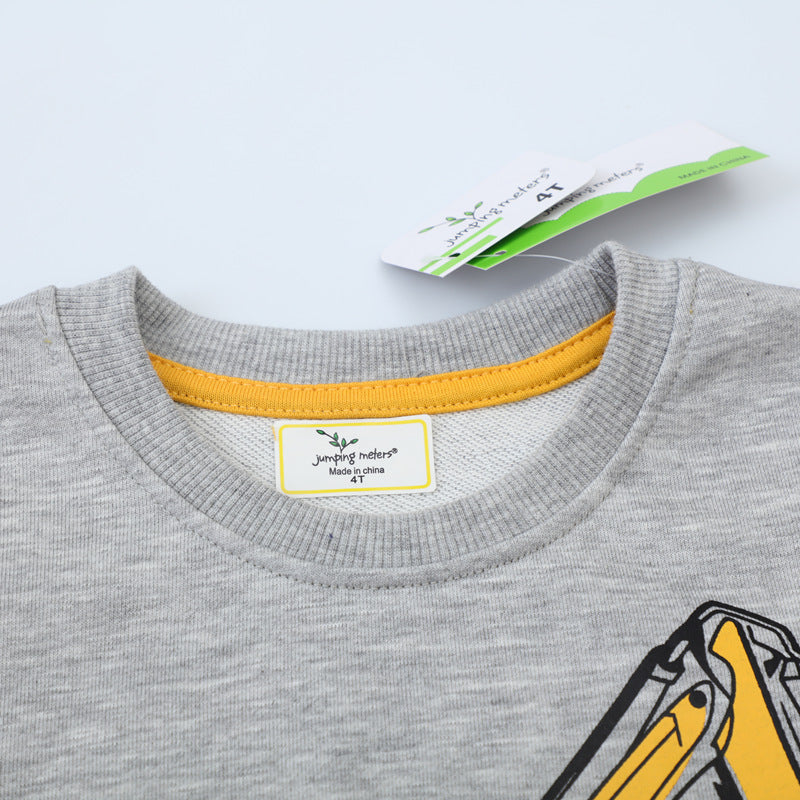 Boys sweatshirt with creative crane design Mune Fashion
