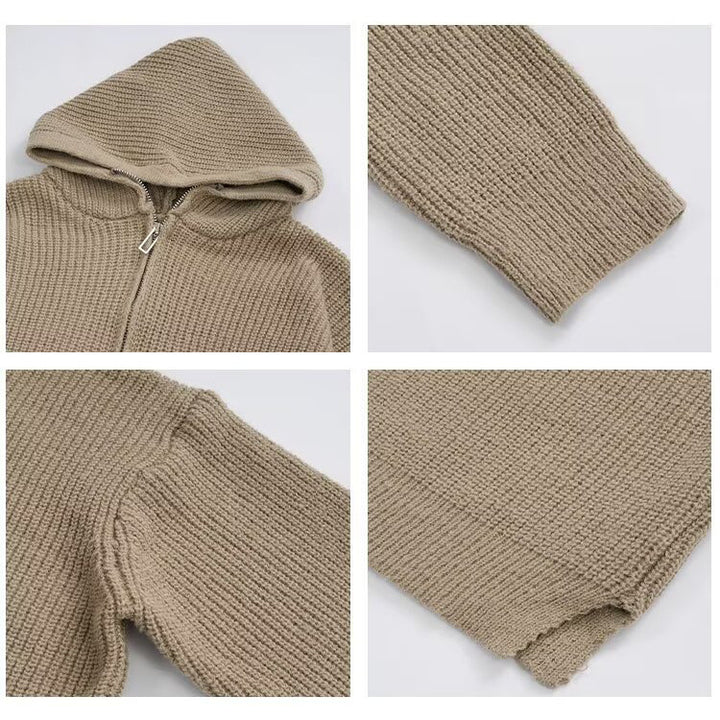 Ladies Stylish Hoodie with Half-Zip Mune Fashion