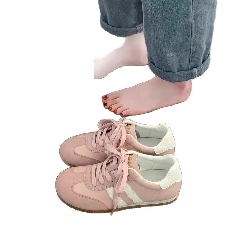 Women's sporty sneakers with high-quality suede upper and breathable lining Mune Fashion
