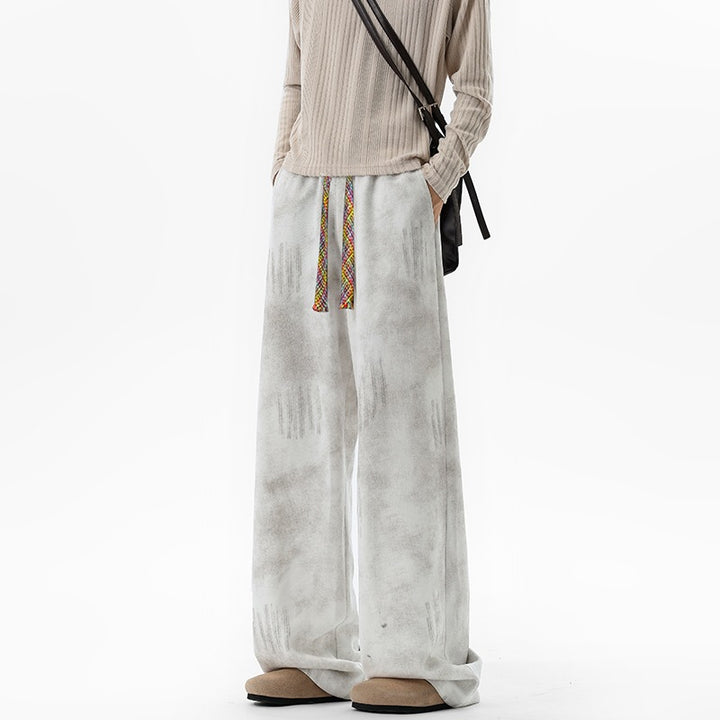 Women's Extra Wide Cozy Lounge Pants with Drawstring, Soft Velour and Extra Long Hem Mune Fashion