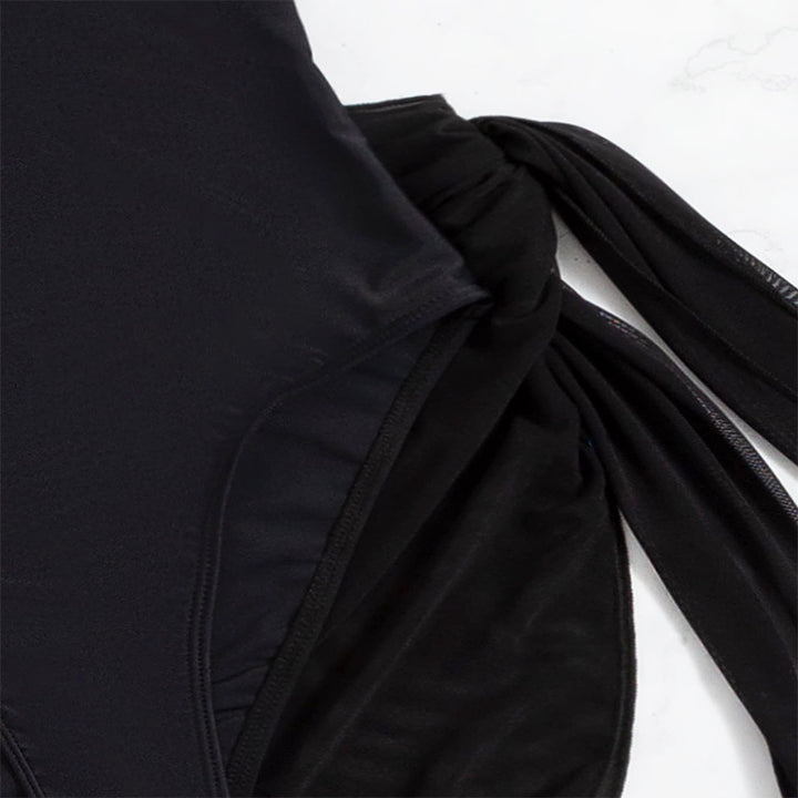 Women's Elegant Swimsuit with Side Wrap Design Mune Fashion