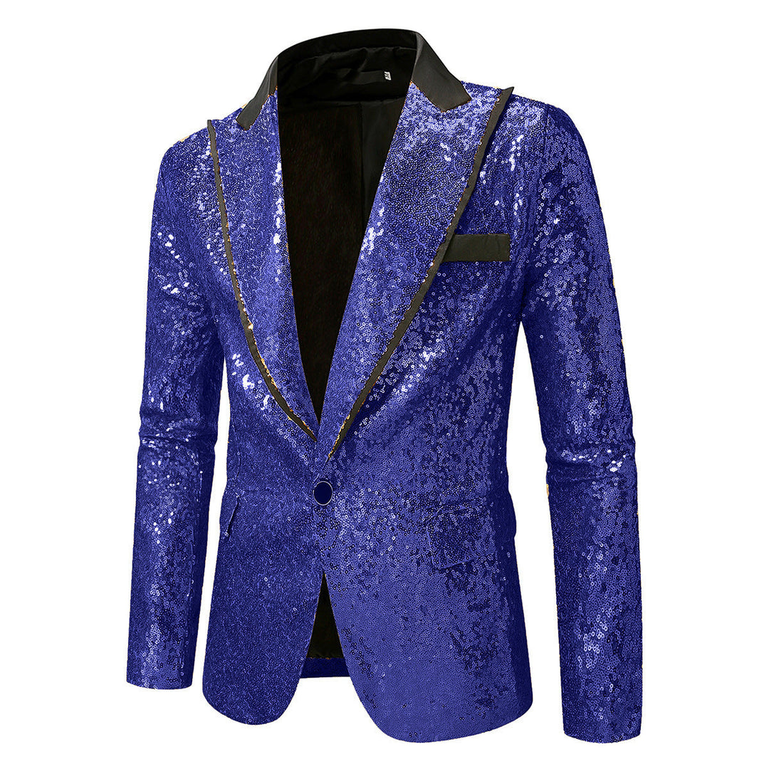 Men's Glittering Tuxedo Blazer Made Of High-Quality Satin Mune