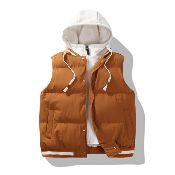 Women's multifunctional padded vest with hood Mune Fashion