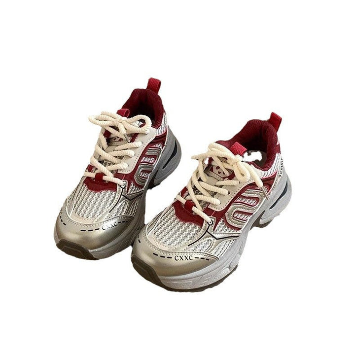 Women's sporty trend sneakers with fashionable accents and non-slip sole Mune Fashion