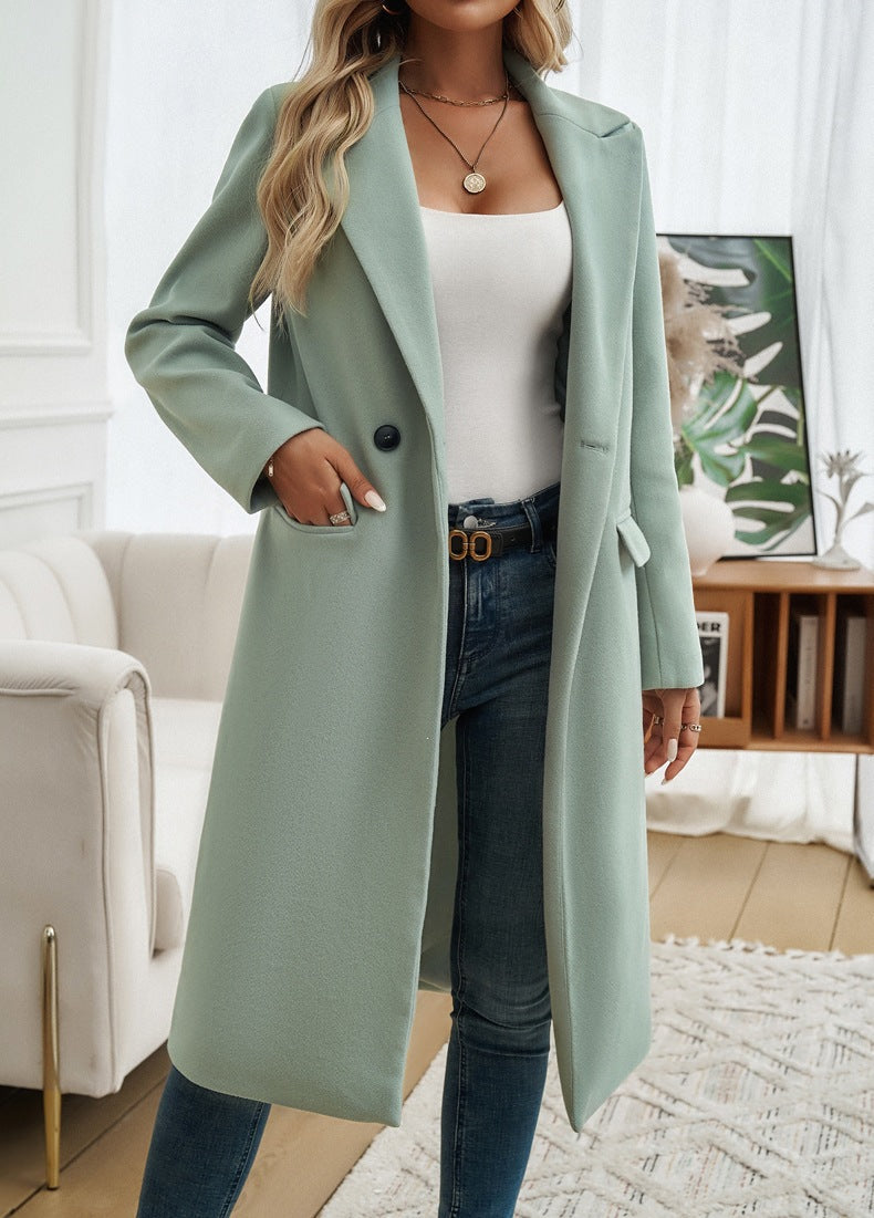 Ladies Elegant and Fashionable Long Coat