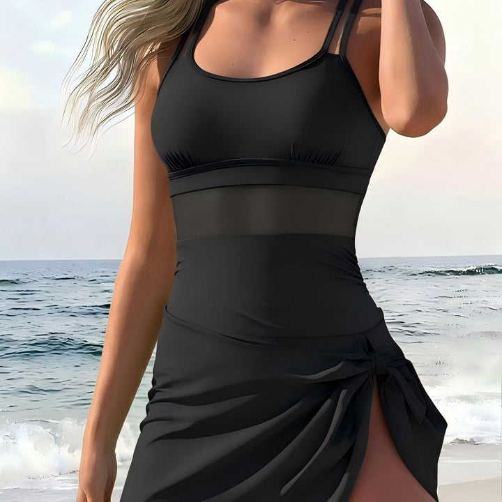 Women's tankini with stylish wrap skirt Mune Fashion