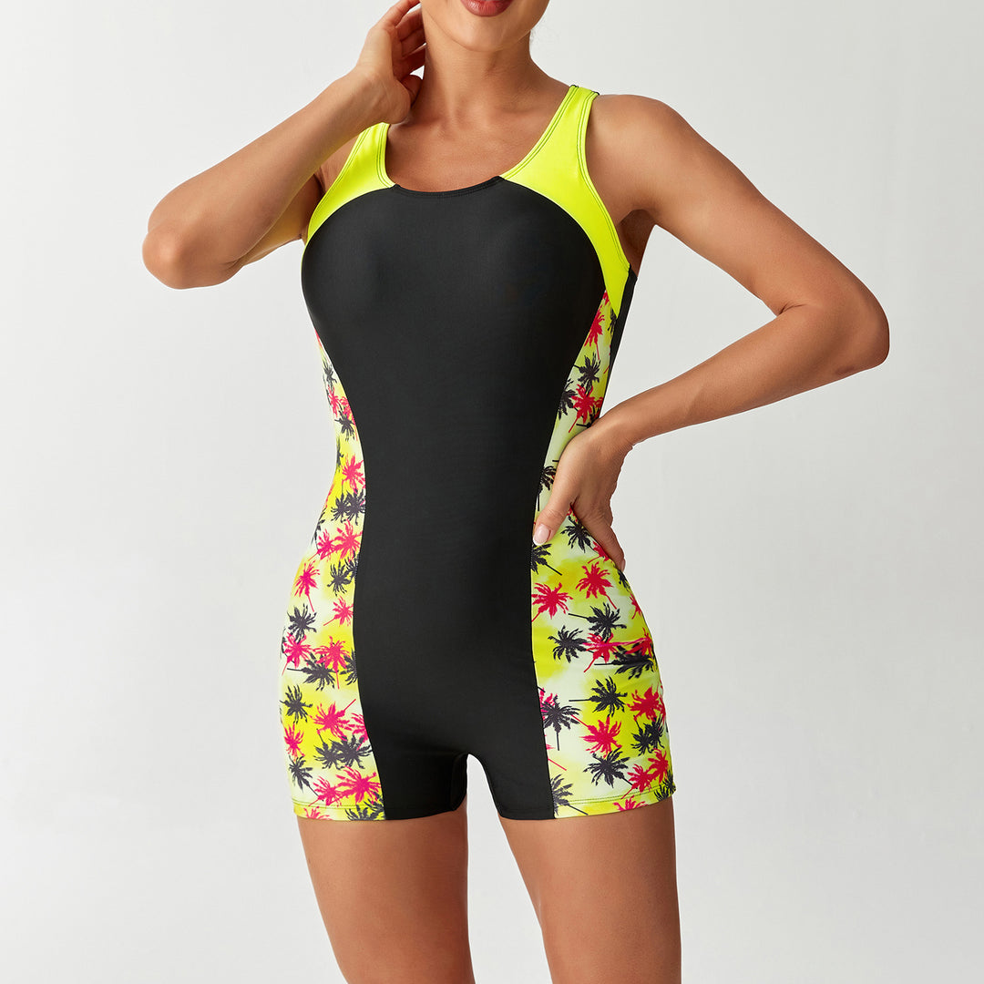 Women's Surf Suit with Floral Design Mune Fashion