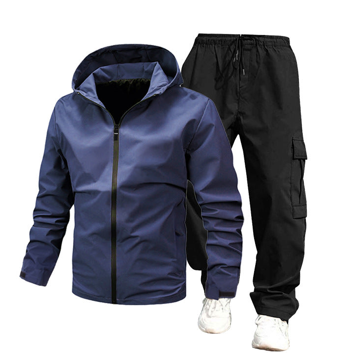 Men's Waterproof Outdoor Jacket and Cargo Pants Mune Fashion
