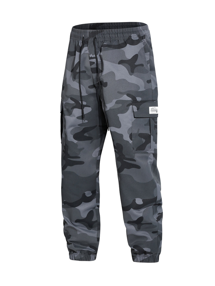 Men's Modern Cargo Pants in Camouflage Design Mune Fashion