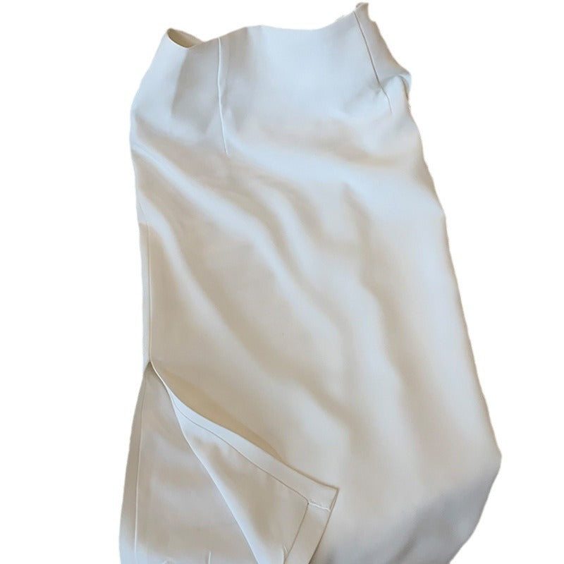Women Elegant Pencil Skirt with High Waist Mune Fashion
