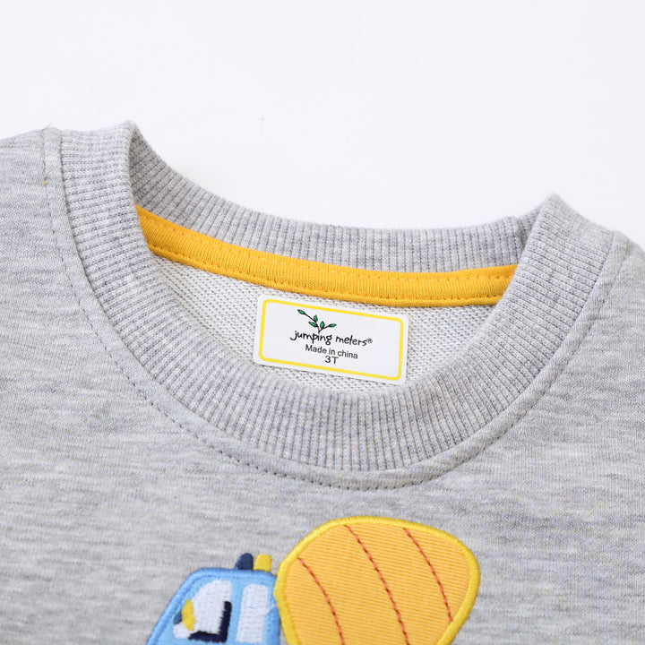 Boys sweatshirt with exciting construction site motifs Mune Fashion