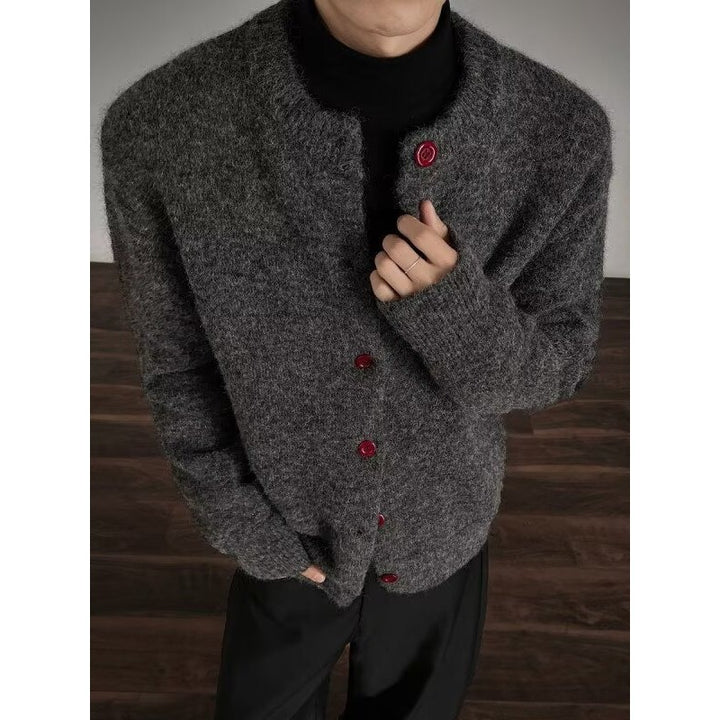 Men's Loose Button Cardigan Mune Fashion