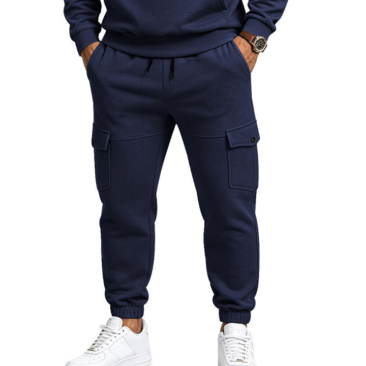 Men's cargo jogging pants with flap pockets and elastic waistband Mune Fashion