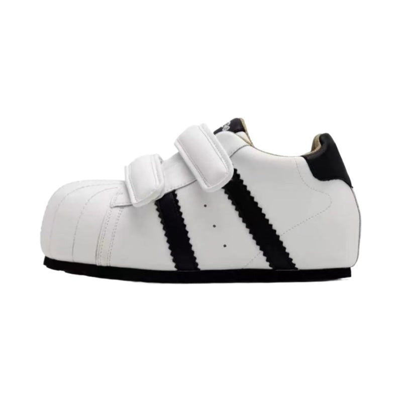 Women Comfortable Sneakers with Double Velcro Closure and Sporty Design Mune Fashion