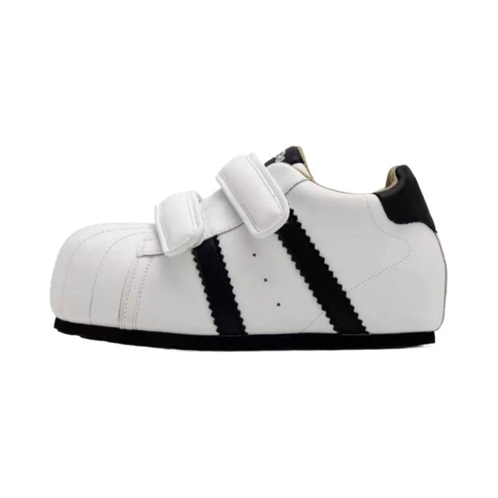 Women Comfortable Sneakers with Double Velcro Closure and Sporty Design Mune Fashion