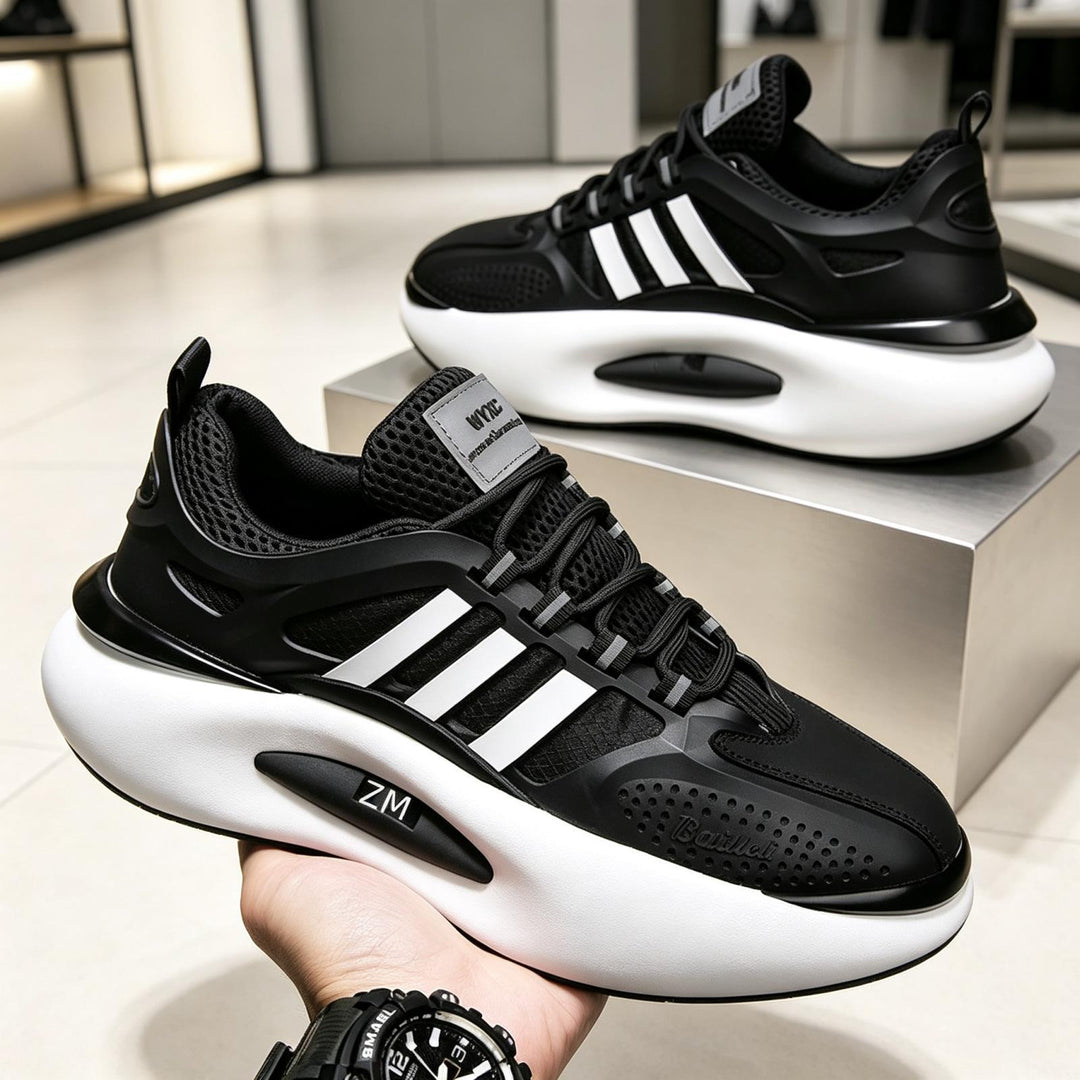 Men's Sports Sneakers with Breathable Mesh and Cushioning Mune Fashion