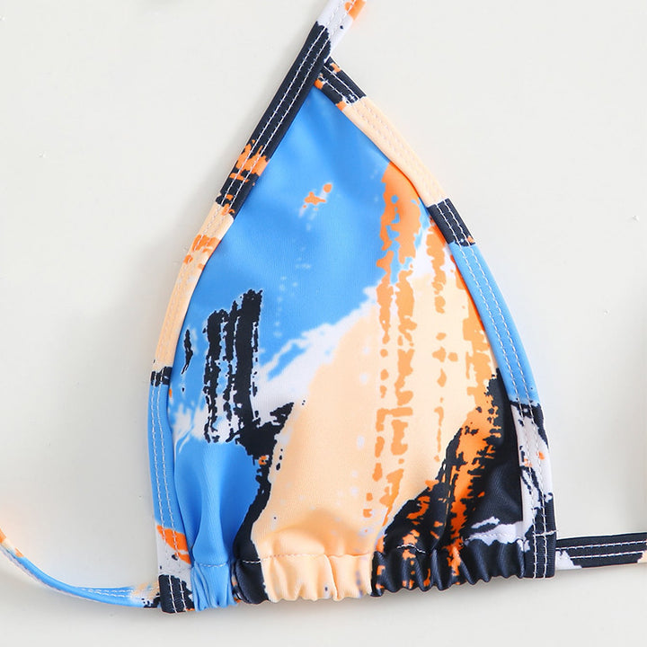 Women's triangle bikini with trendy graphic print Mune Fashion