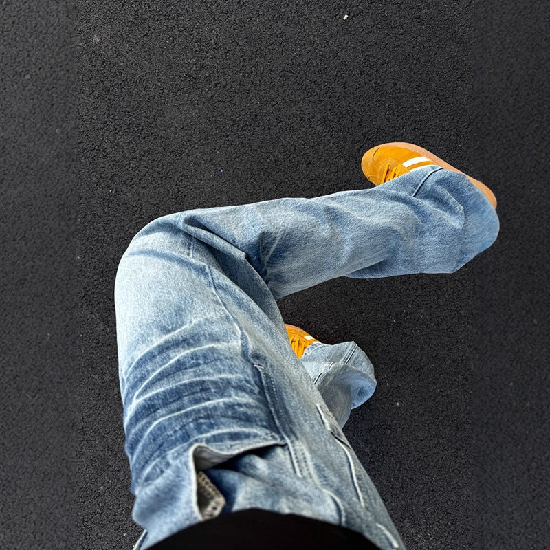 Men's Fashion Cargo Jeans with Slim Fit Cut Mune Fashion