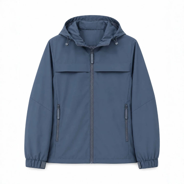 Men's Light Transition Jacket with Adjustable Hood Mune Fashion