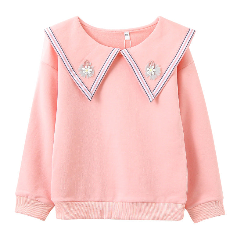 Women's sweatshirt with striking collar Mune Fashion
