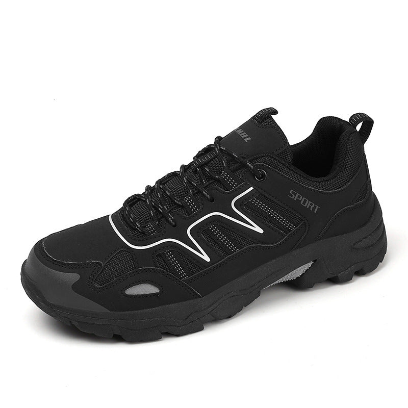 Men's rugged outdoor sneaker with grippy multi-terrain profile sole and padded comfort collar Mune Fashion