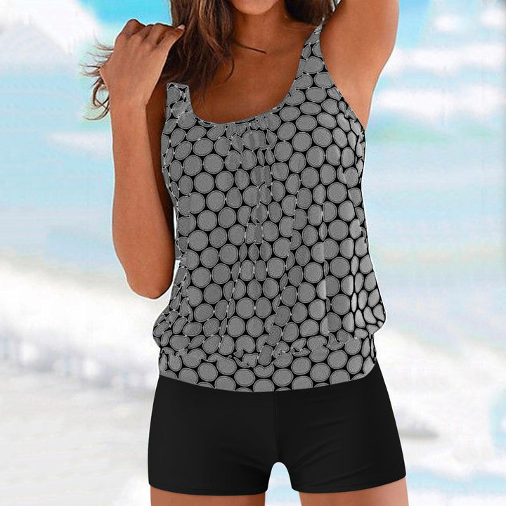 Women's elegant tankini with fashionable pattern Mune Fashion