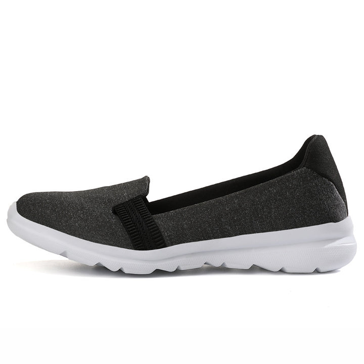 Women Lightweight Knit Slippers with Elastic Entry and Cushioned Comfort Sole Mune Fashion