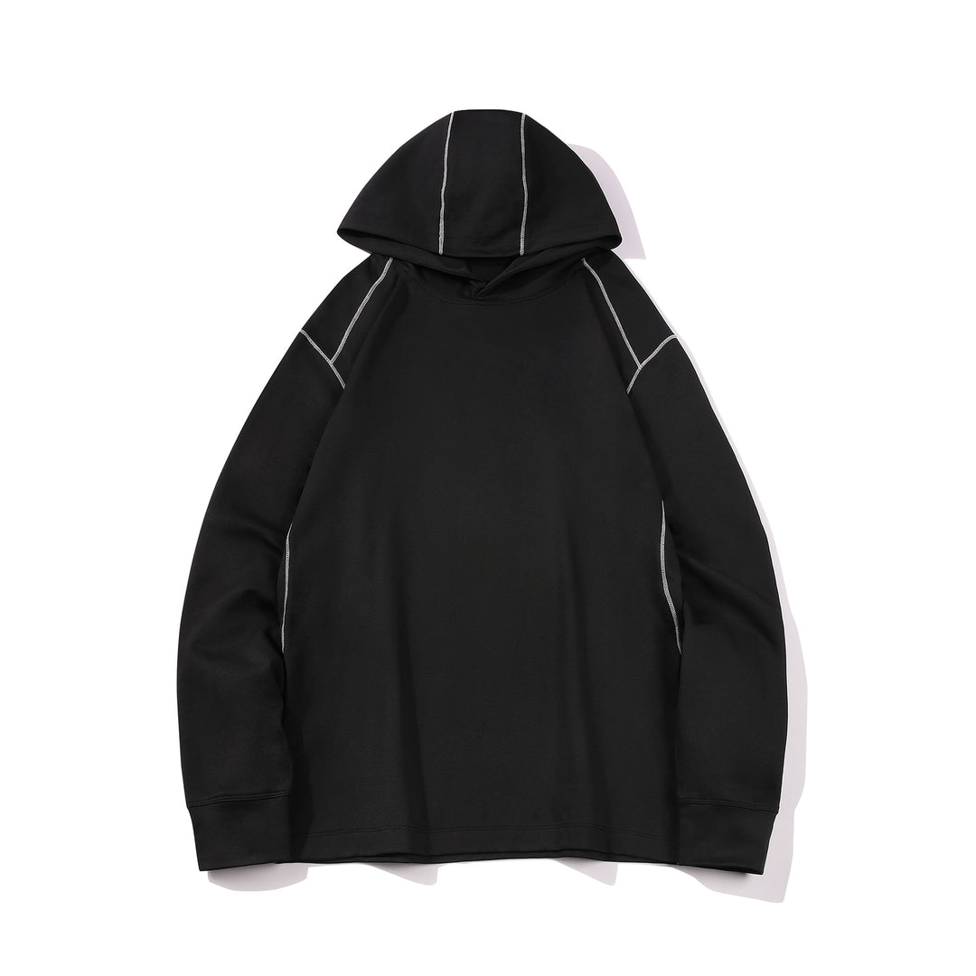 Men's Oversized Hoodie made of heavy cotton blend with contrast stitching and raglan sleeves Mune Fashion