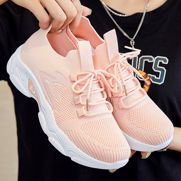 Women’s nano minimalist knitted sock sneakers with textured 3D upper material, anatomical memory footbed and profiled EVA platform Mune Fashion