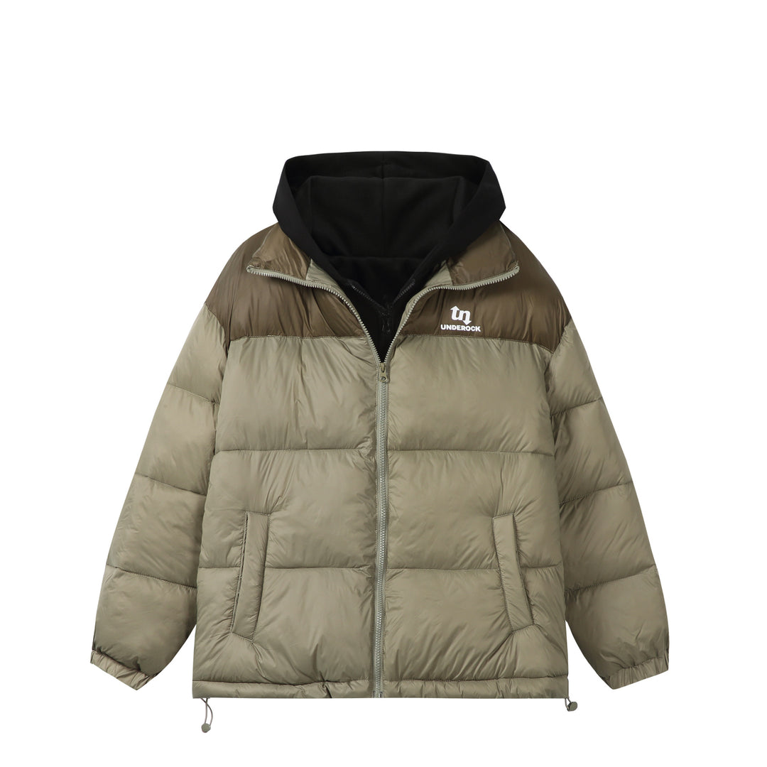 Unisex Short Cut High-Loft Puffer Jacket with Internal Hood and Drawstring Hem Mune Fashion