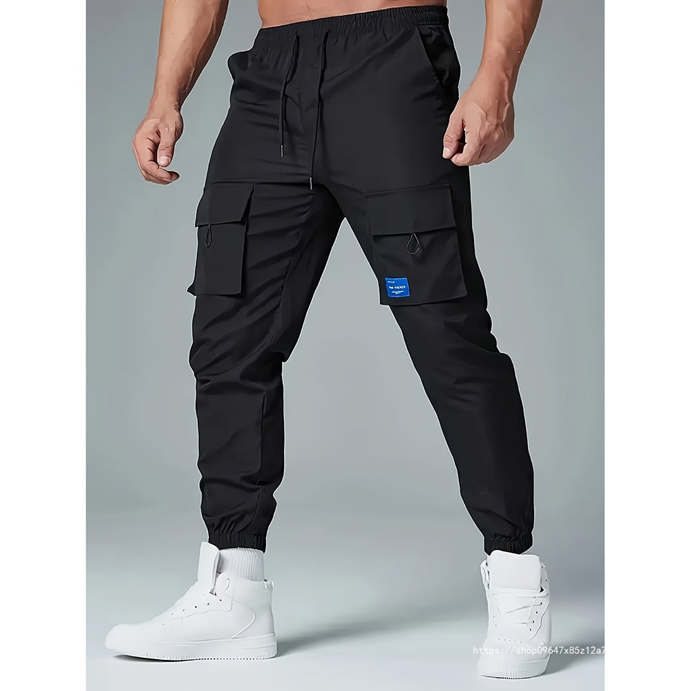 Men's Tapered Cargo Jogger with Elastic Waistband, Drawstring & Multiple Pockets Mune Fashion