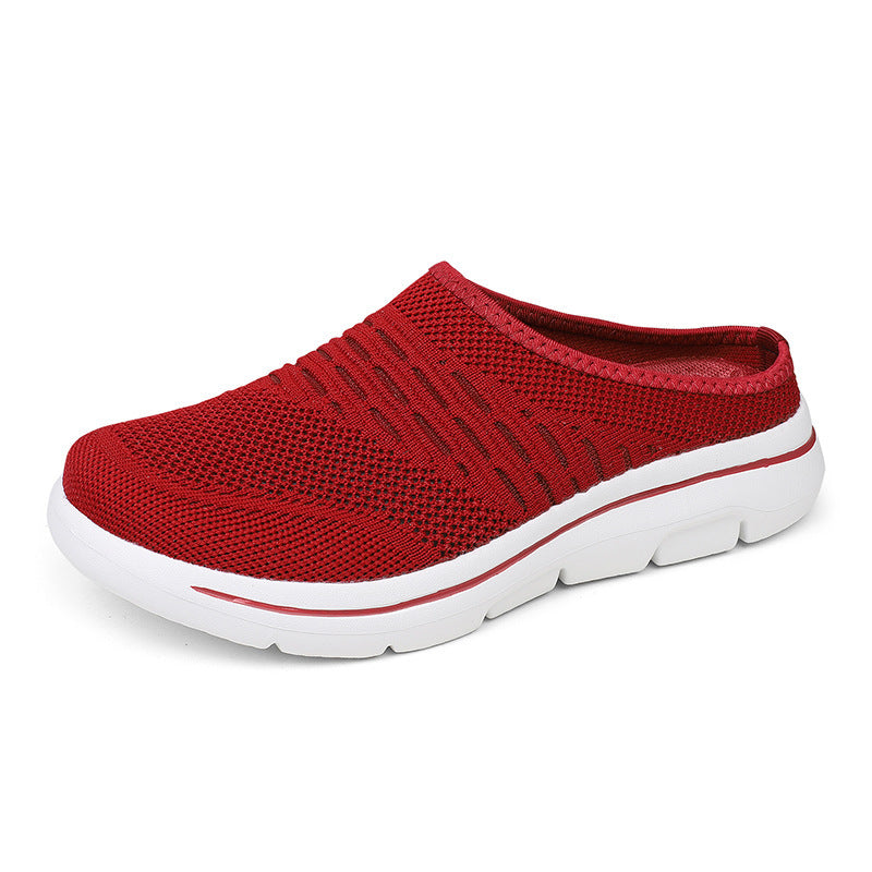 Women's breathable knitted slipper clog with orthopedic memory foam insole Mune Fashion