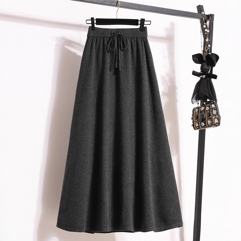 Ladies Long, Swinging Casual Skirt Mune Fashion