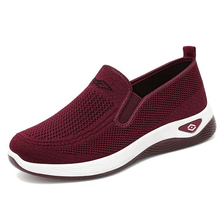 Ladies Breathable Slip-On Sneakers with Flexible Sole and non-slip Profile Mune Fashion
