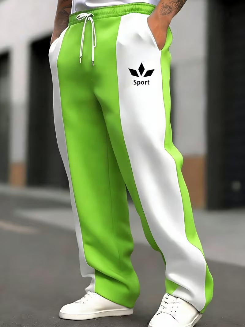 Men's sporty joggers with side stripes Mune Fashion