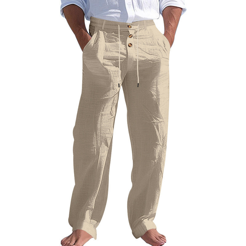 Men's casual pants with high waist and comfortable pockets Mune Fashion