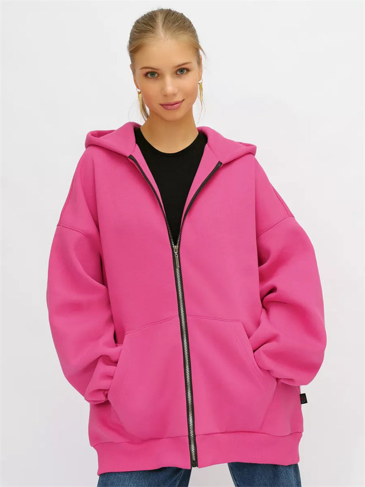 Women's Oversized Hooded Jacket Mune Fashion