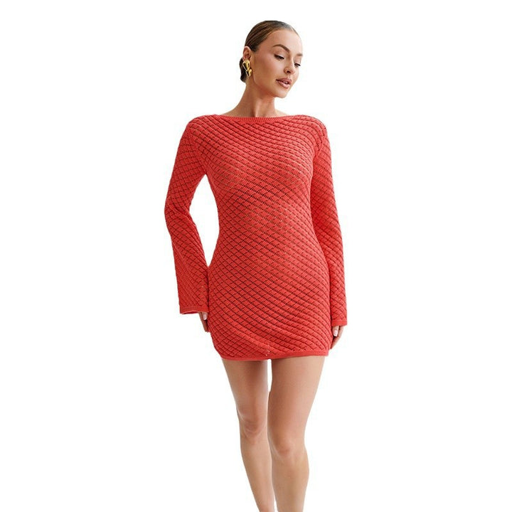 Women’s fashionable crochet beach dress Mune Fashion
